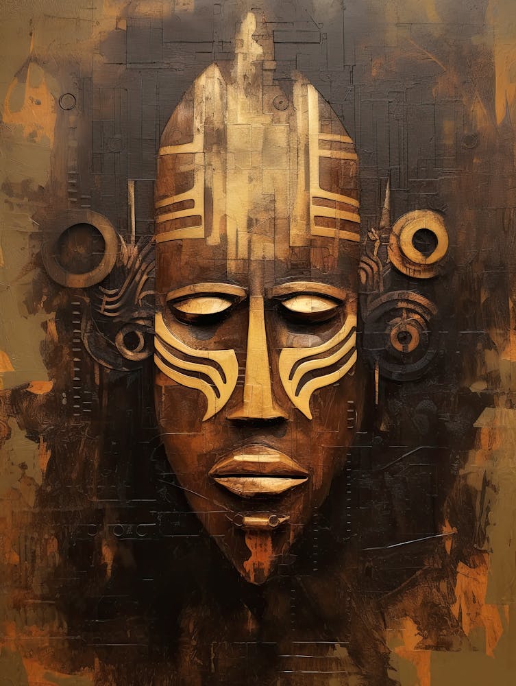 Tutsi Tales - African Masks Series