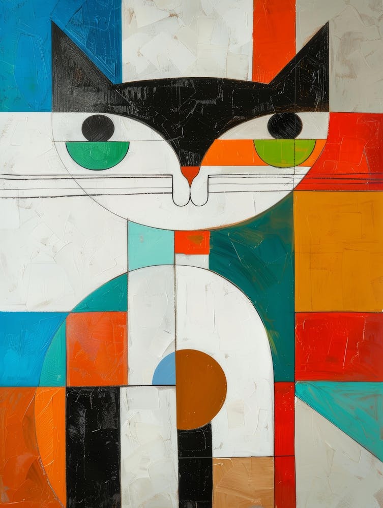 Abstrakte Katze 11