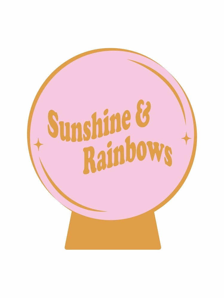 Sonnenschein & Regenbogen - Pink