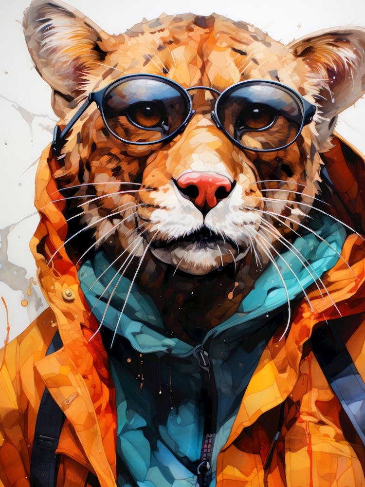 Leopard In Sunglasses