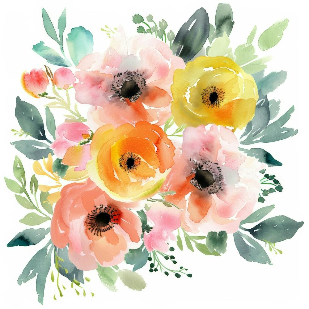 Watercolor Flowers 51