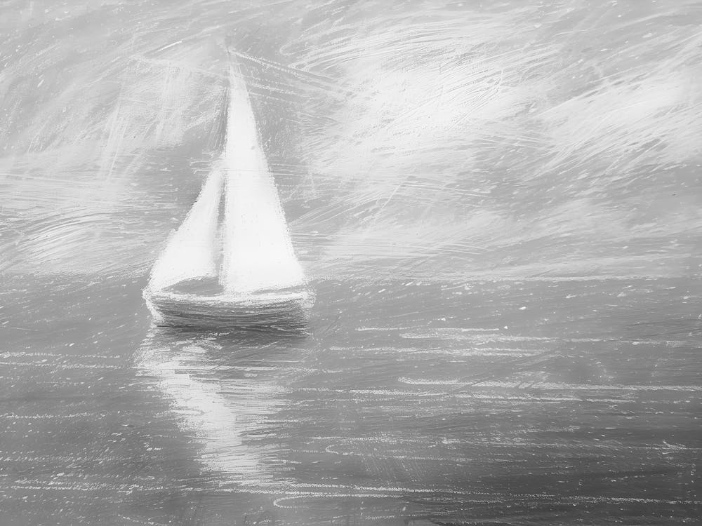 Sailboat On The Water 1