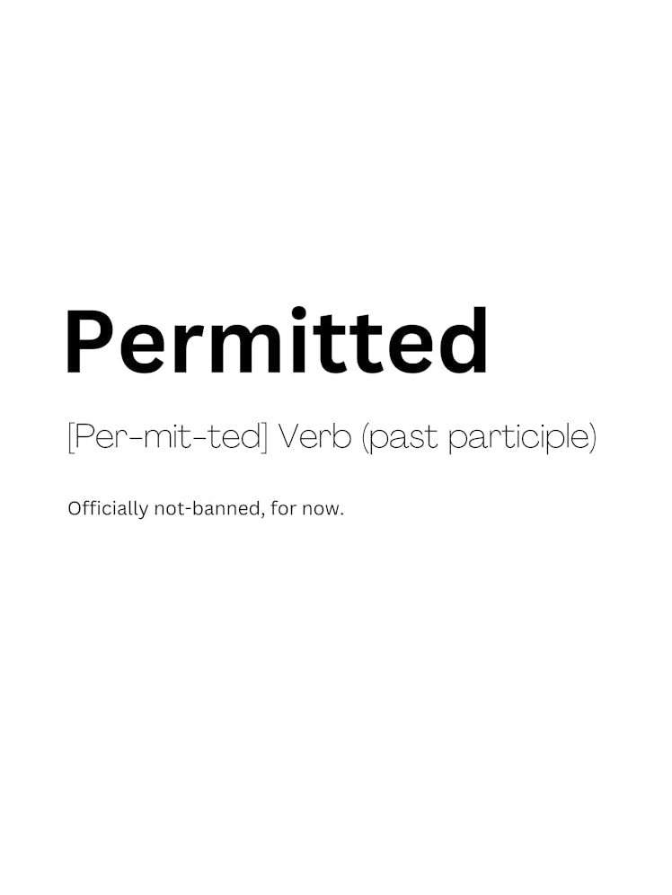 Permitted Definition Meaning