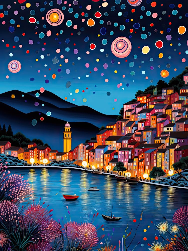 Lerici, Italy, Illustration In The Style Of Pop Art 4