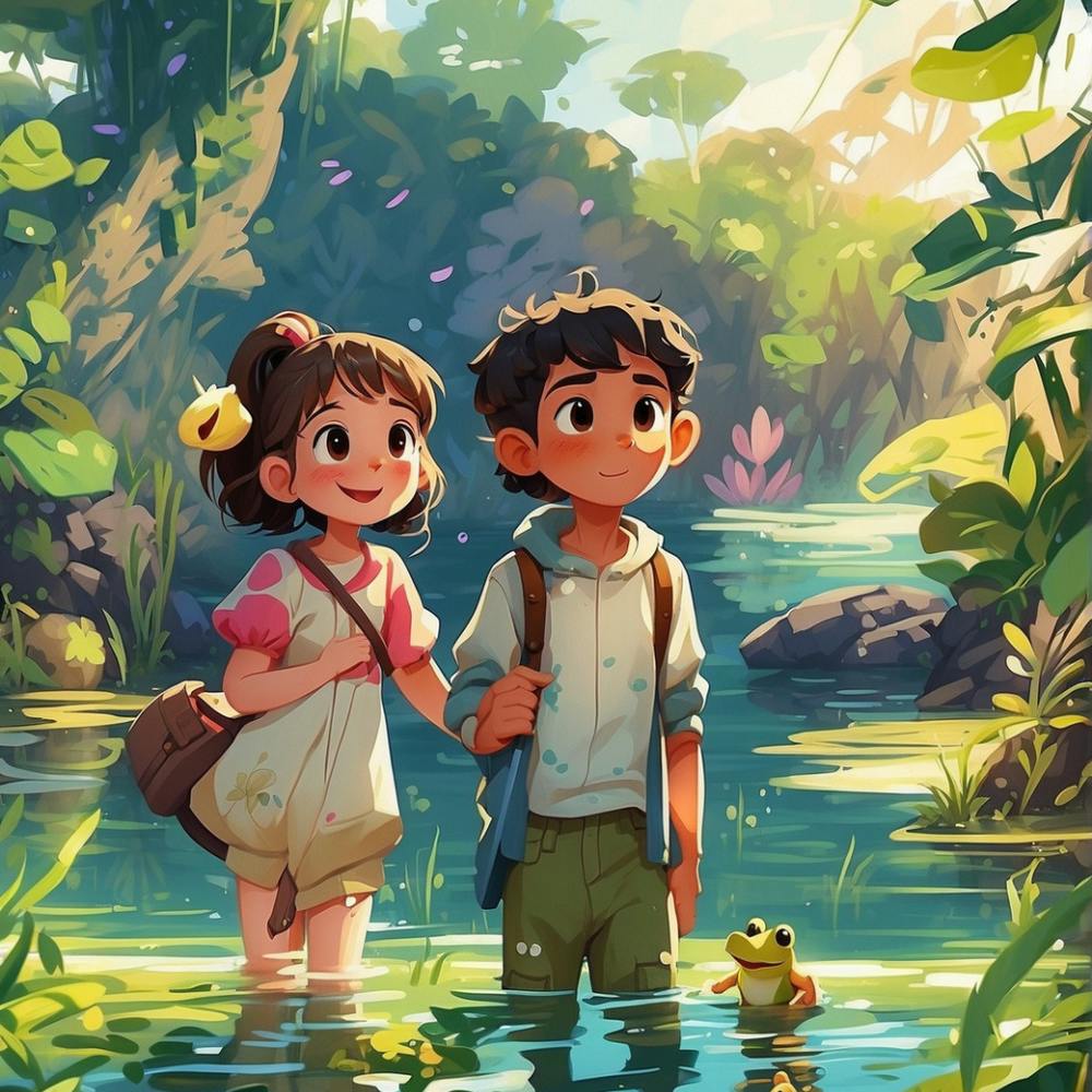 Two Kids In The Jungle