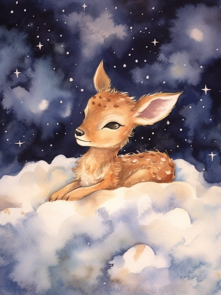Baby Deer 9 Sleeping In The Clouds