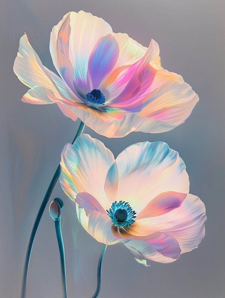 Iridescent Flower Anemone 1