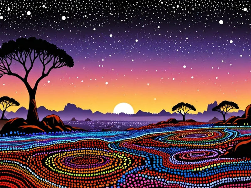 Default Australian Aboriginal Dot Painting Art Dreaming Of A L 2
