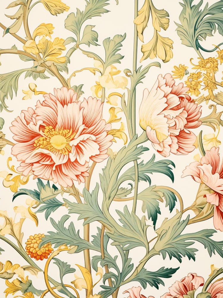 Wallpaper With Pink Flowers