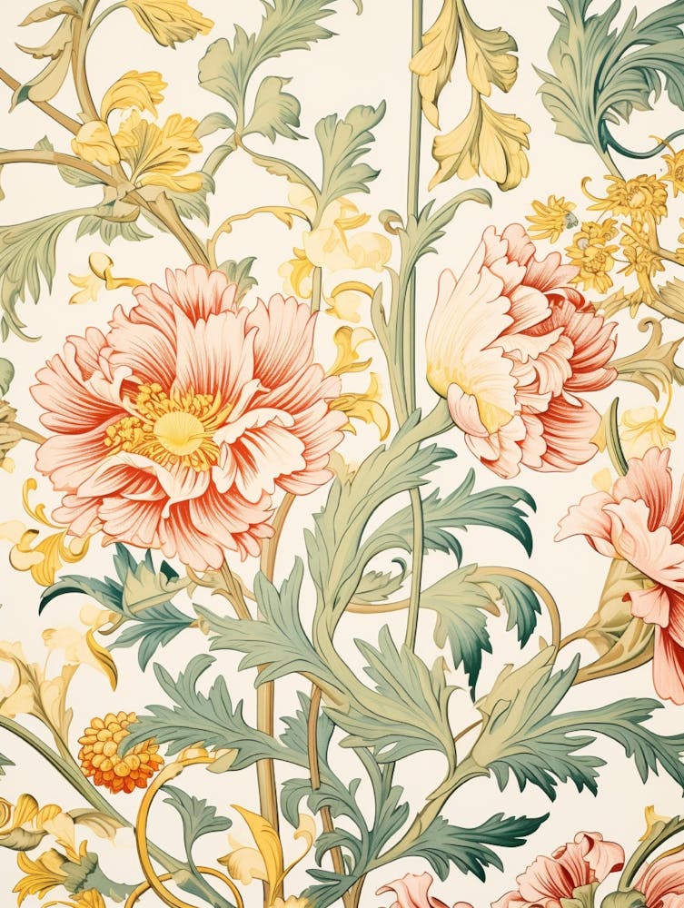 Wallpaper With Pink Flowers