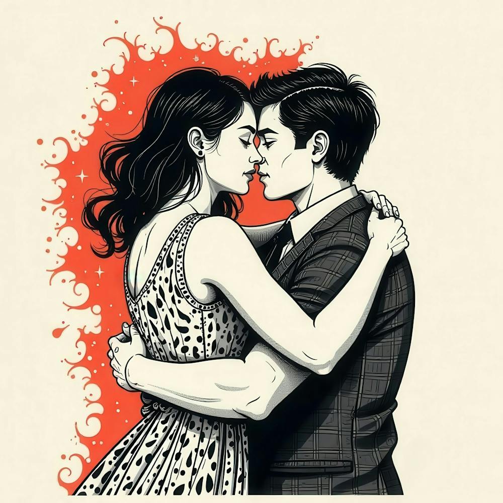 Kissing Couple