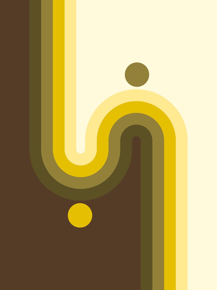 Midcentury Modern Geometric Arch Sun Abstract 6 In Organic Vibes 01