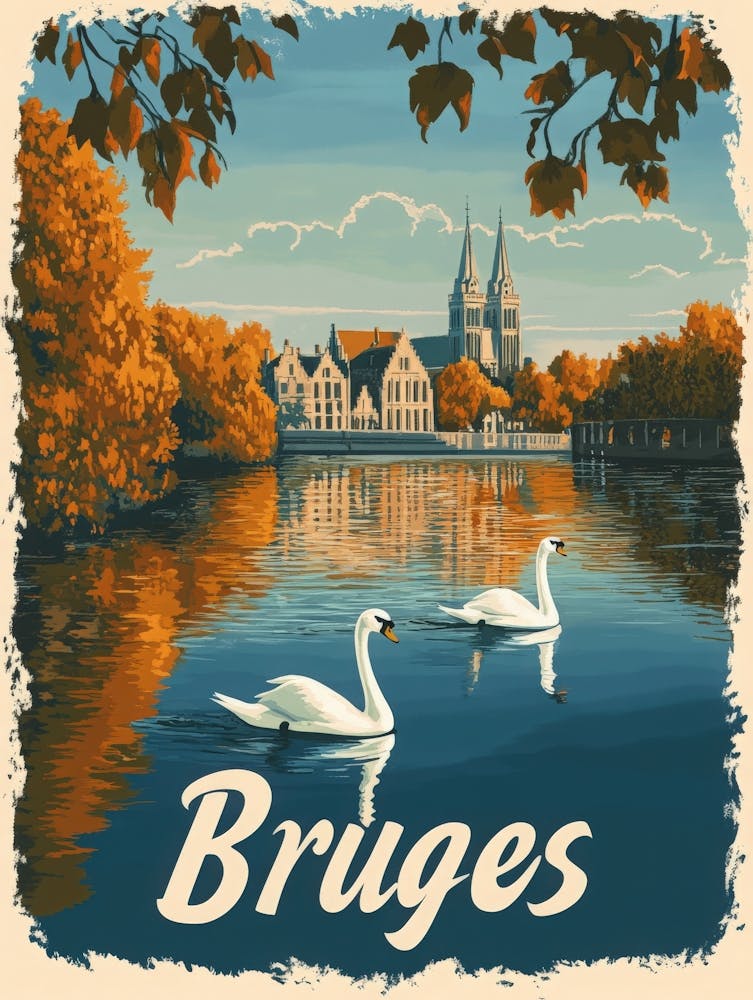 Aihrgdesign A Mid Century Modern Travel Poster For Bruges Sho 24b1dc98 22cd 4057 8137 7c47e6ba07cc 1
