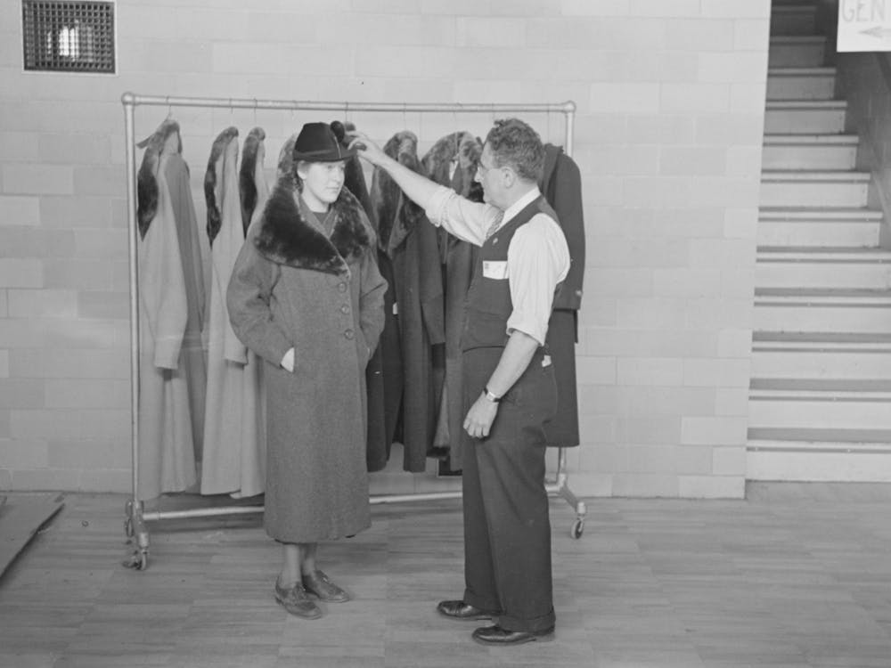 Untitled Photo, Possibly Related To Ladies Coats Manufactured At The Cooperative Garment Factory