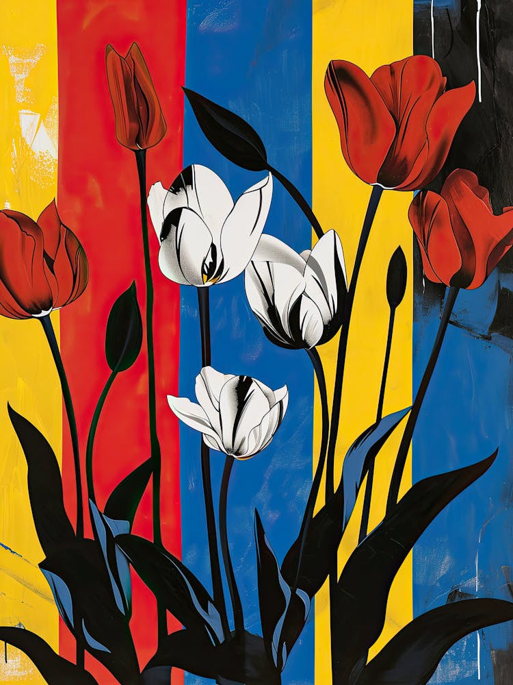 Tulips, Pop Art 1
