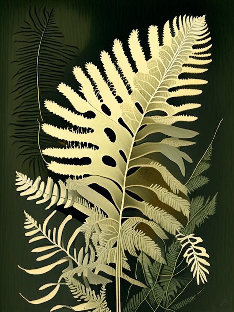 Ghost Fern Rousseau Inspired