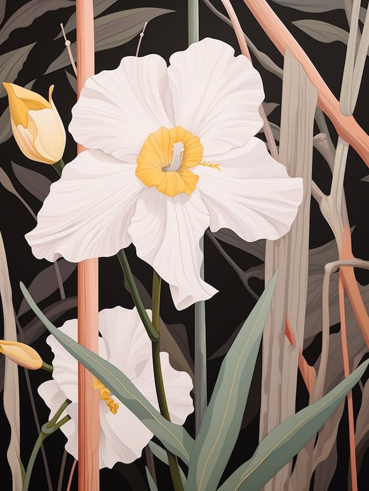 Flower Illustration Daffodil 3