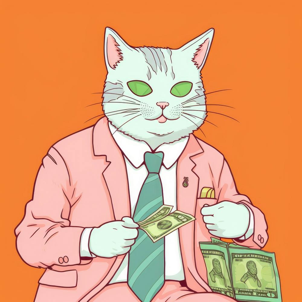 Cat In A Suit