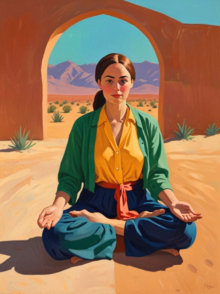 Meditating Woman