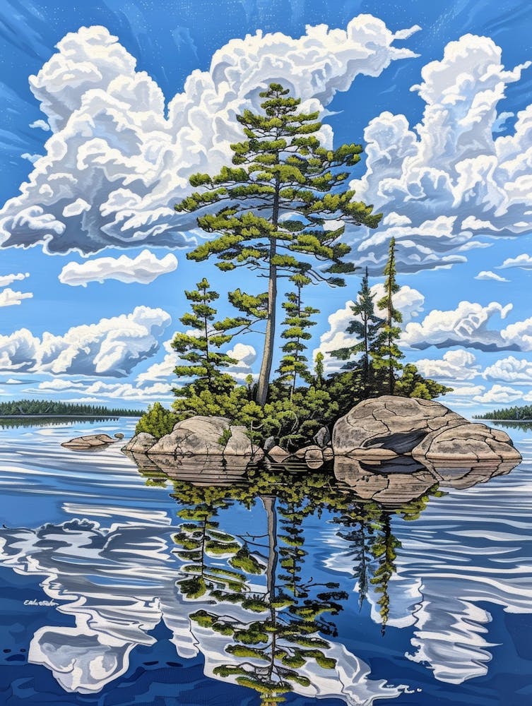 Tree On An Island 1