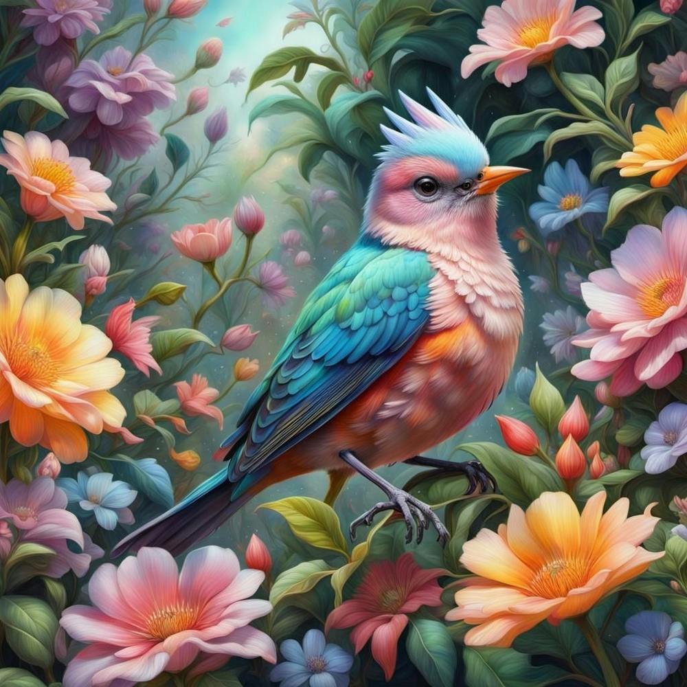 Bird In The Garden 1