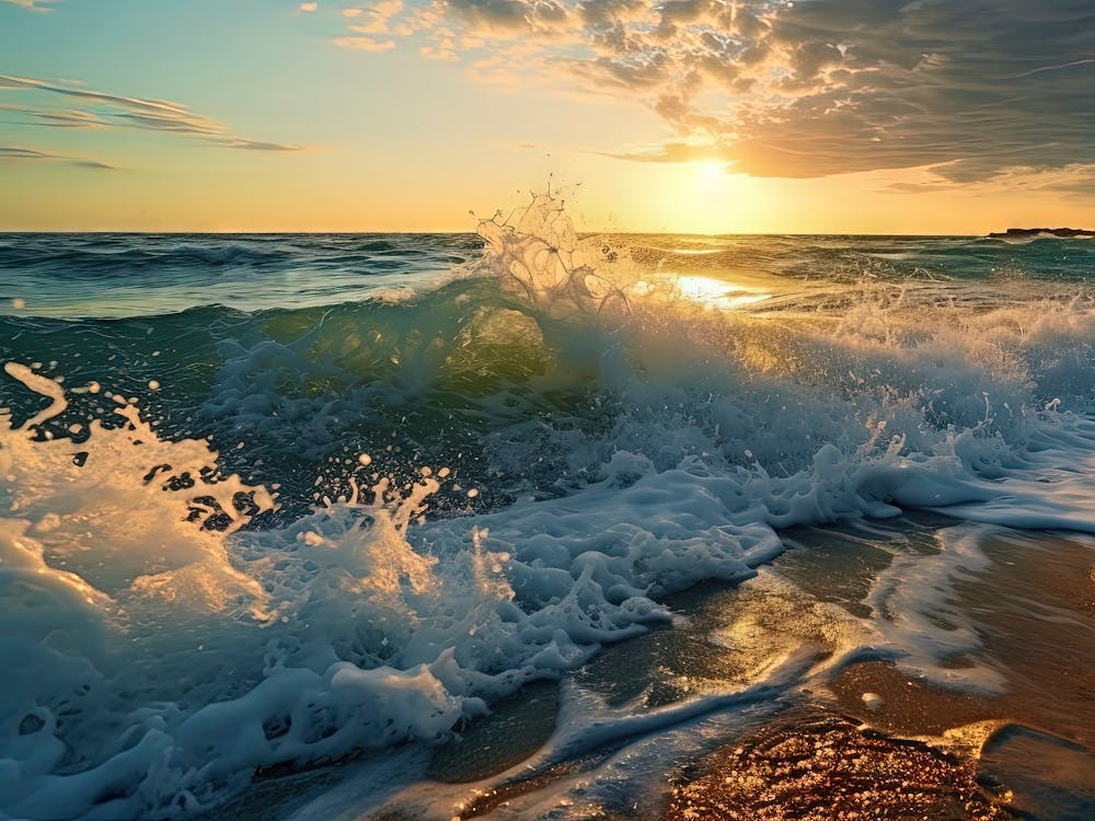 Sunset At The Beach 1