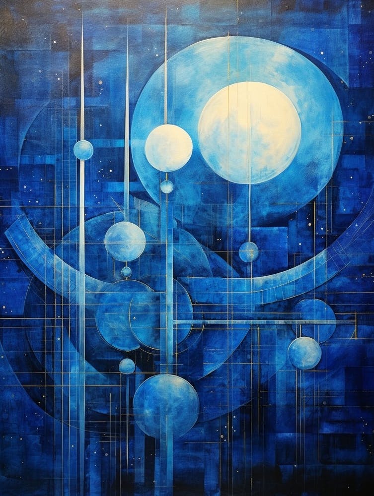 Celestial Geometric Illustration 9