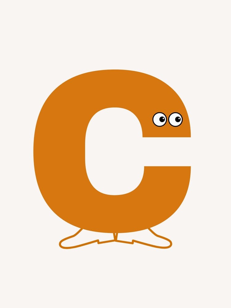Alphabet Poster C