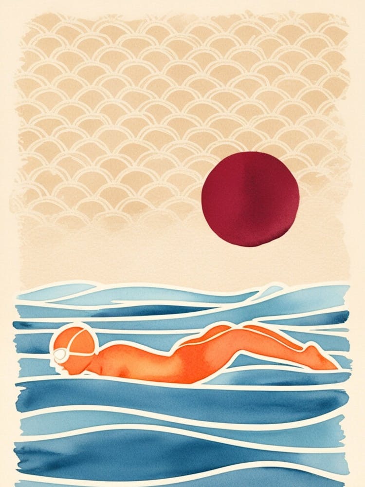 Swimming In The Ocean 1