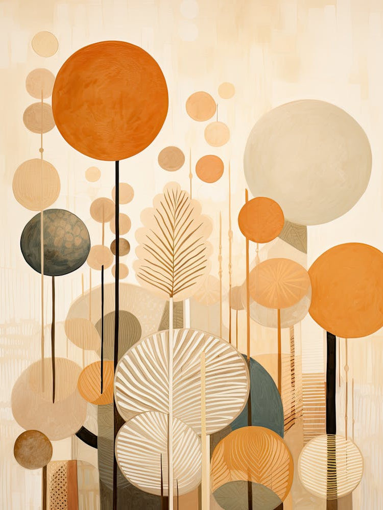 Floral Print 54, Mid Century Modern Wall Art, Pop Culture Print Modern Art, Exhibition Poster Minimalist Modern, Retro Print, Bauhaus