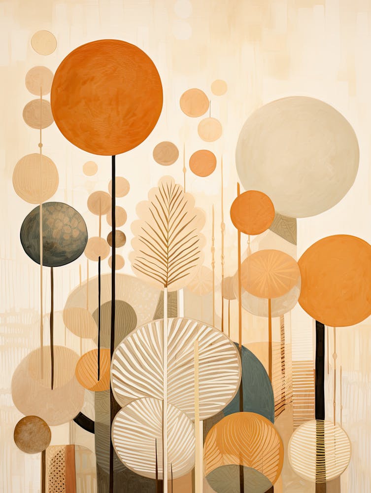 Floral Print 54, Mid Century Modern Wall Art, Pop Culture Print Modern Art, Exhibition Poster Minimalist Modern, Retro Print, Bauhaus