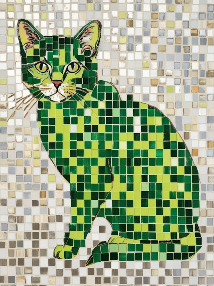Mosaic Cat 10