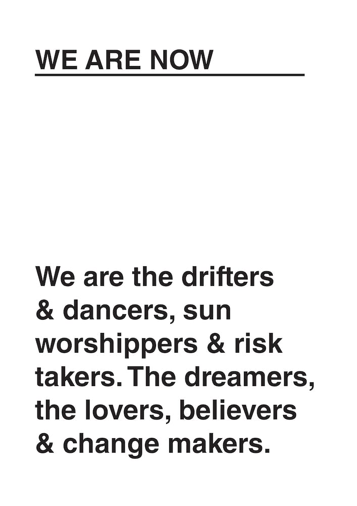We Are Now