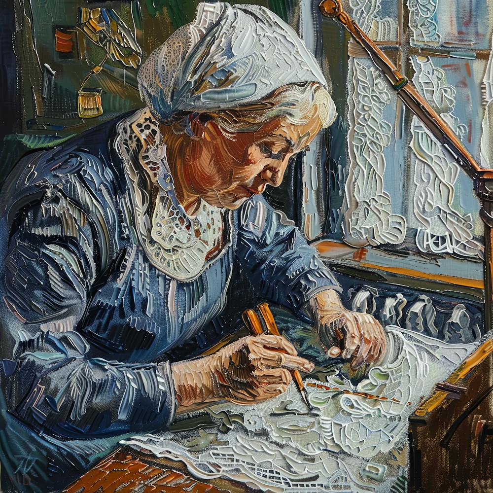 Van Gogh Style: The Lacemaker Series 1