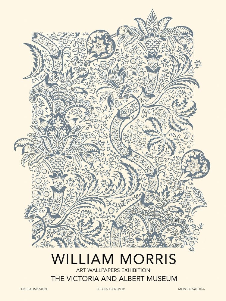 Indian Exhibition Poster, William Morris