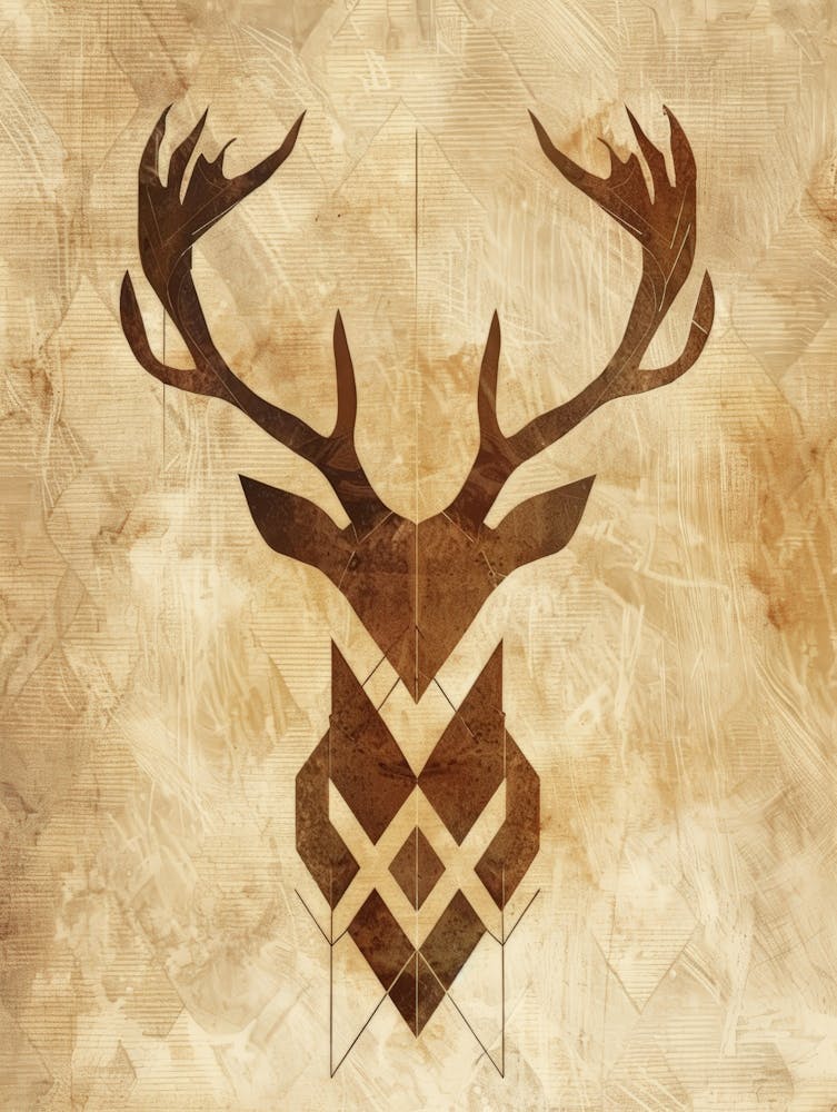 Deer Head 9
