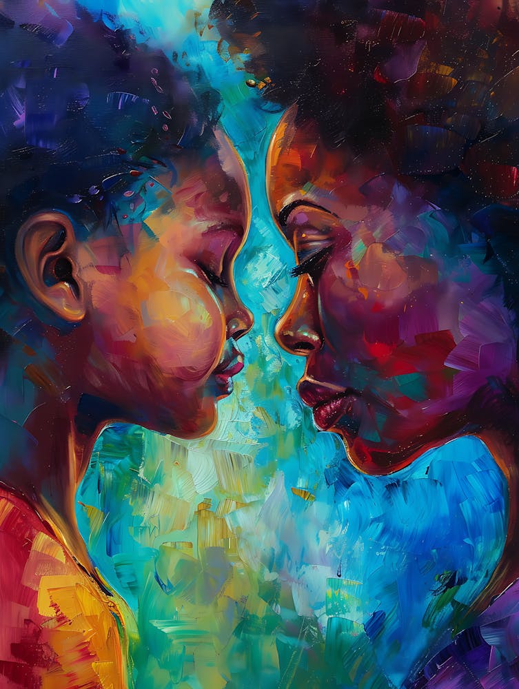 Vibrant Afro Mother And Daughter 6