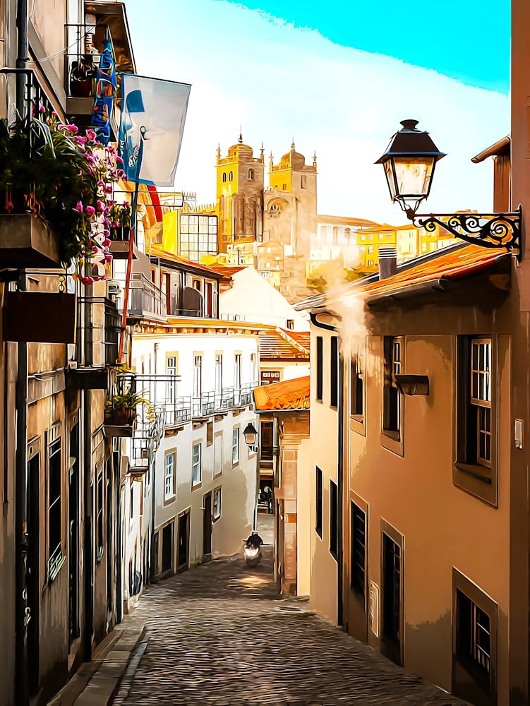 The Old Town Of Porto, Portugal