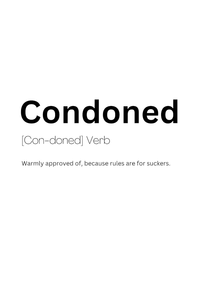 Condoned Definition Meaning