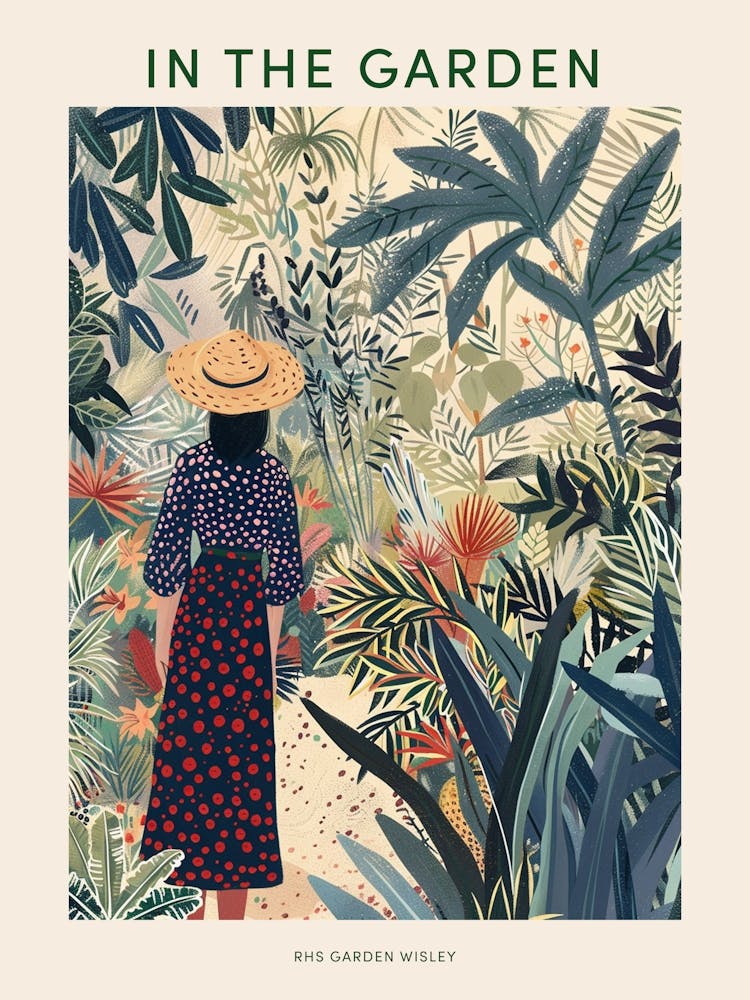Im Garten Poster Rhs Garden Wisley United Kingdom