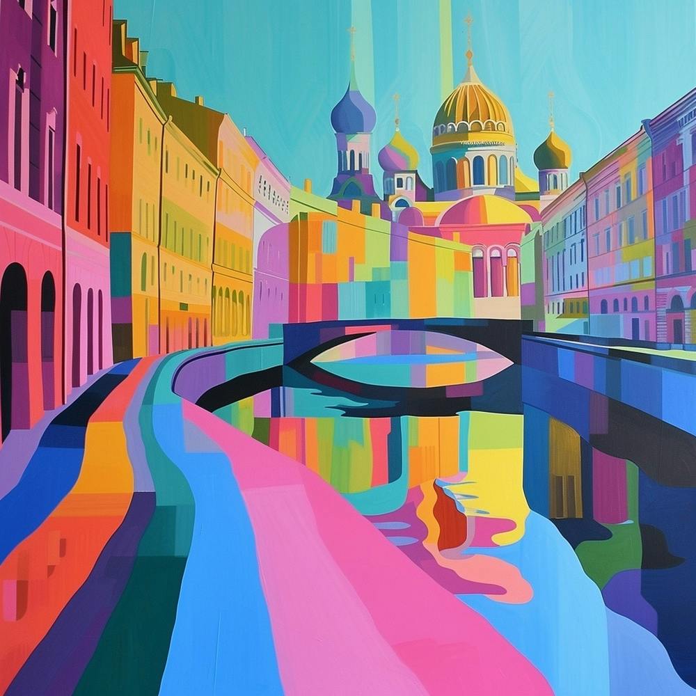 Abstract Travel Collection St Petersburg Russia 3