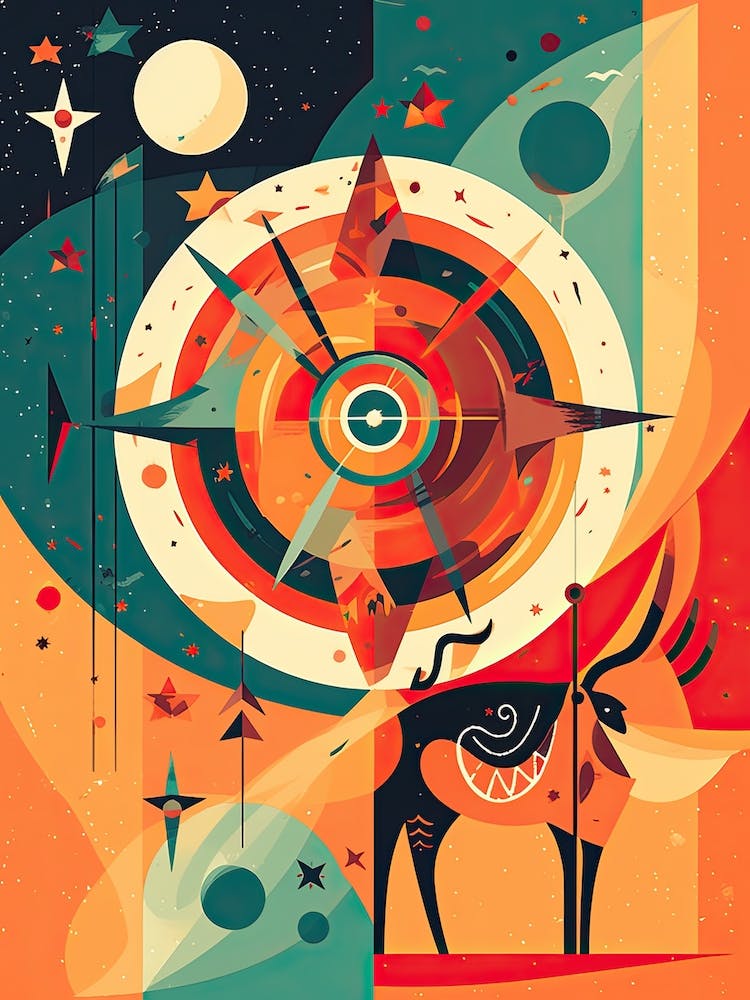 Sagittarius Illustration Zodiac Star Sign 4