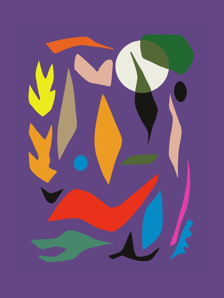 Small Leaves Cut Out