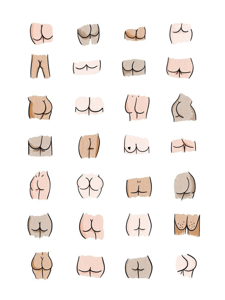 Butts Watercolor