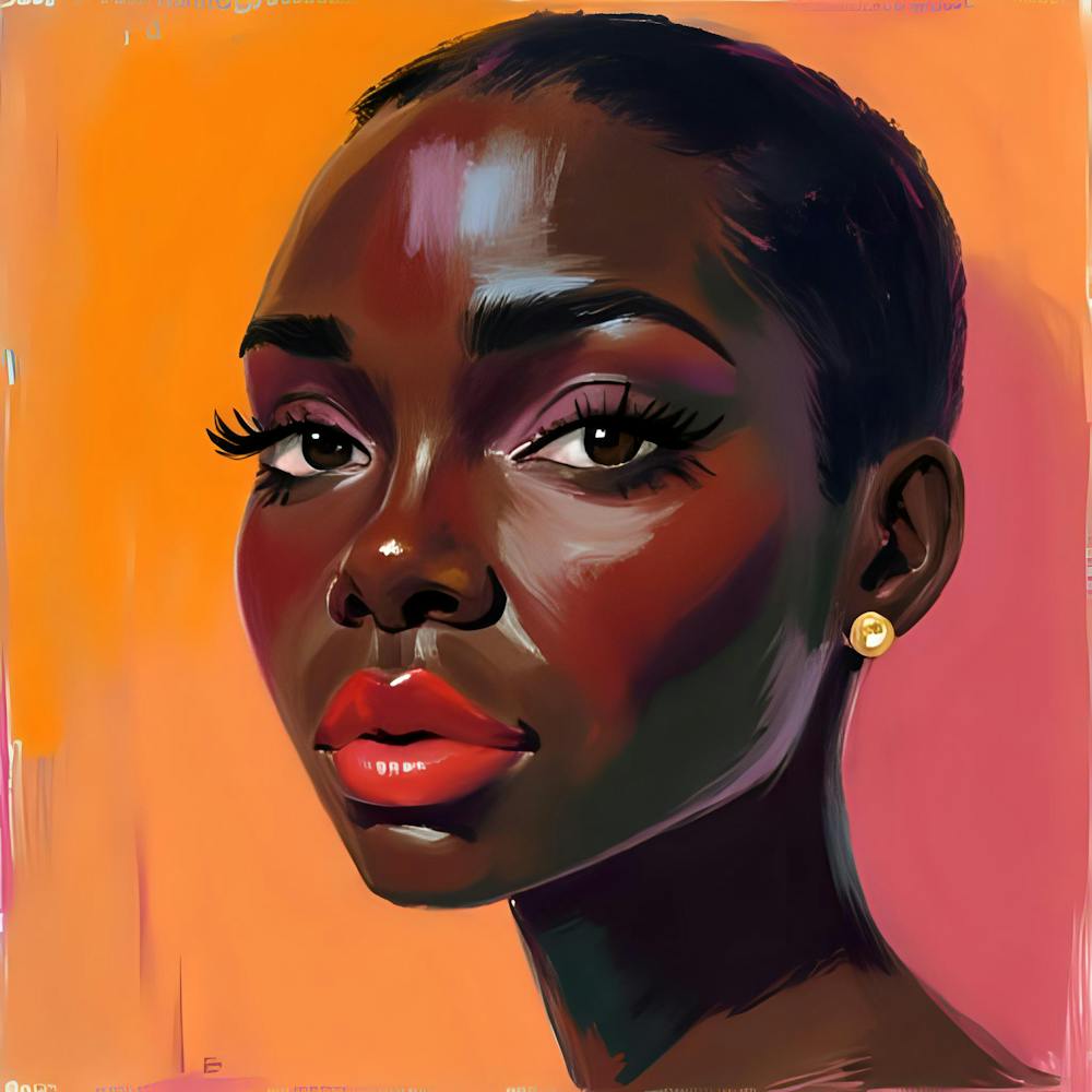 Portrait Of African Woman
