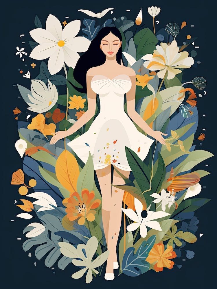 Bloom Body Woman Botanical 2