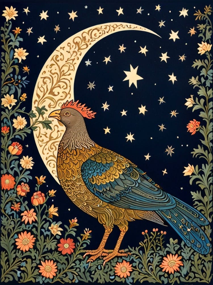 William Morris Pheasant At Night