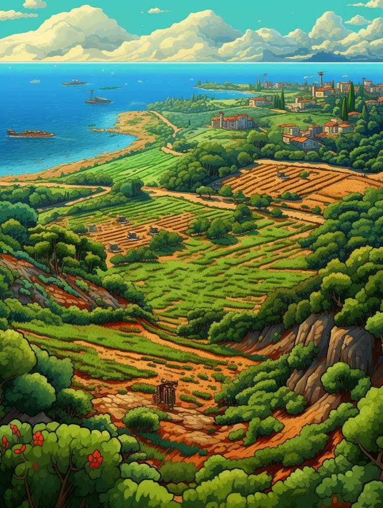 Gallipoli Battlefields Art pixel 1