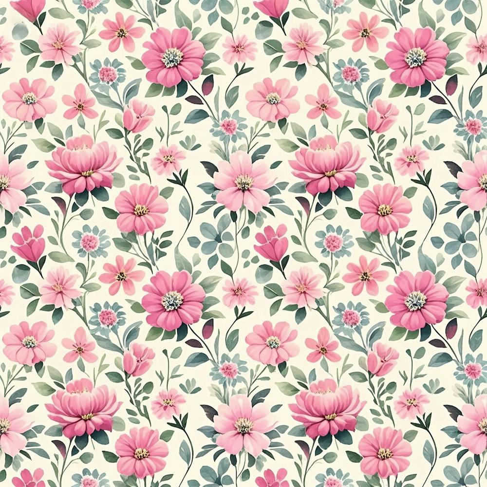 Pink Floral Wallpaper