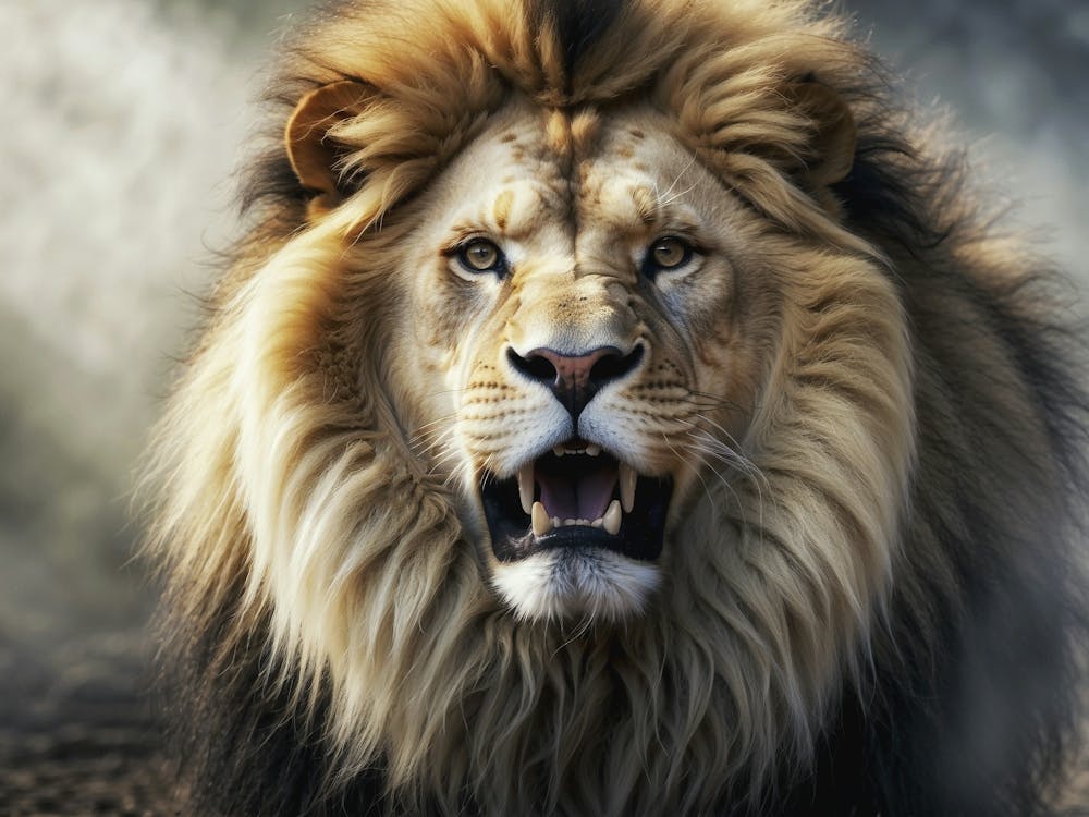 Lion Roaring